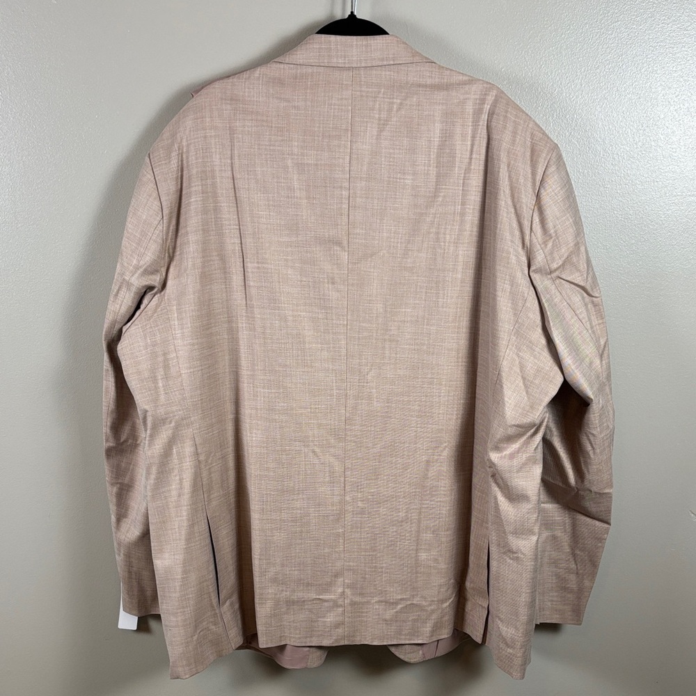 2 Piece Set Stacy Adams Light Camel Single-Breasted Sport Coat with Vest NWT - Picture 8 of 9